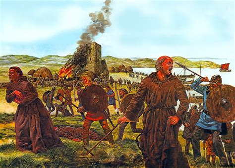 The Viking Raid on Lindisfarne: A Harbinger of Anglo-Saxon Decline and the Rise of Norse Power